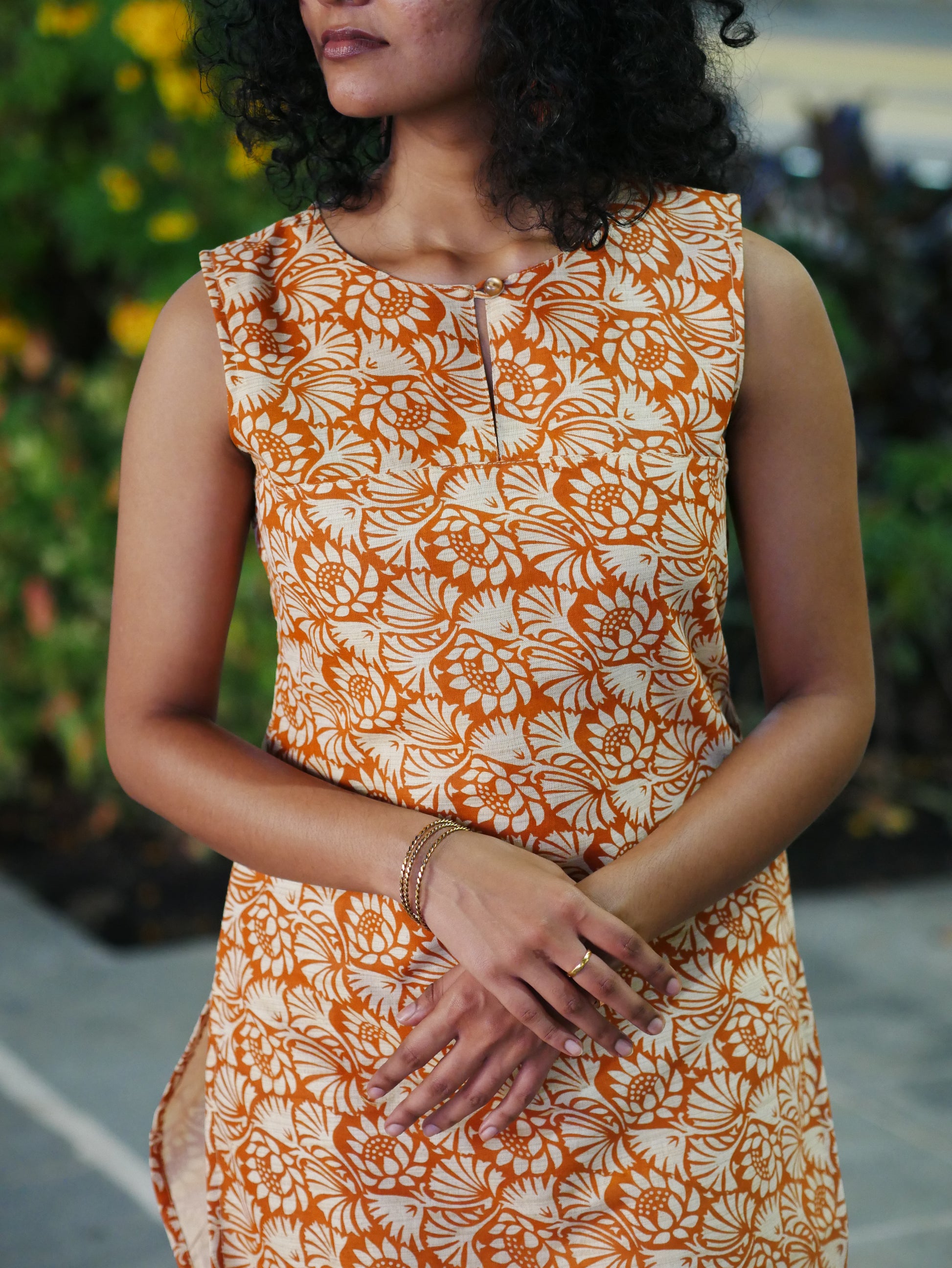 Amber Bloom Cotton Co-ord Set